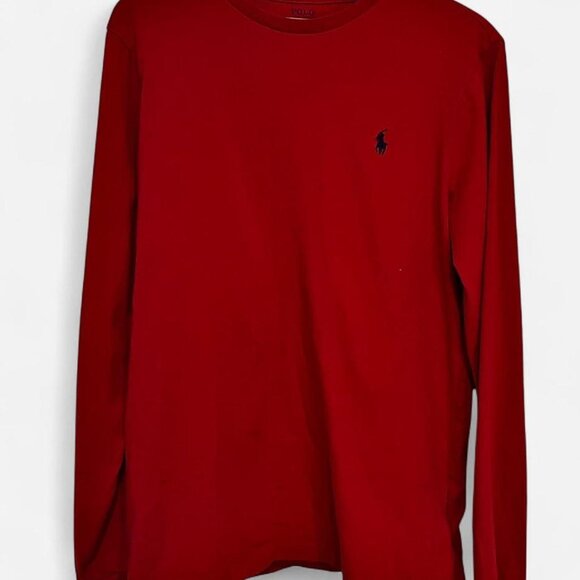 Ralph Lauren Classic Red Long Sleeve Shirt – Size S – Like New - Picture 1 of 4